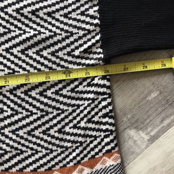 Joseph A. Dolman Sleeve Zipper Cardigan Sweater with Hood Sz Medium Fall - Picture 4 of 5